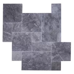 TRAVERTINE PREMIUM PAVER, TAHOE ASHLAR PATTERN TUMBLED