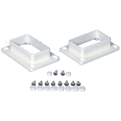 Slotted Handrail Bracket Kit, (L) 3.5" x (H) 2" | 1219W