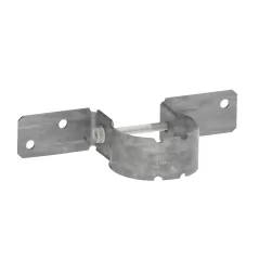 Wood Panel Chain Link Post Bracket, (L) 2-3/8" | NW6287-PG