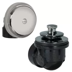 One-Hole Half Kit, 951-Ct Chrome Plate ABS | 62022