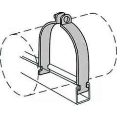 Anvil 2" Steel Rigid Conduit Clamp | 2400326126