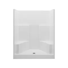 Everyday Series Center Drain Tub Shower, Acrylic | 1603CTGN-WH