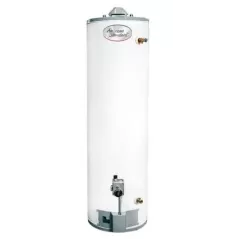 GSN Low NOx Residential Gas Water Heater, Aluminum Anode Rod, Steel 40000 BTU, White NG | GSN50T136