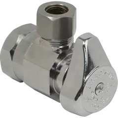 1-Piece Turn Angle Stop Brass 1/2" x 3/8" FIP x Compression | G2R17X C