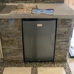 Blaze Fridge, Outdoor Rated, 3.2 Cubic Ft., 15"