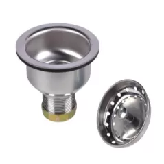 Deep Sink Basket Strainer, (L) 3-1/2" | 18_alt