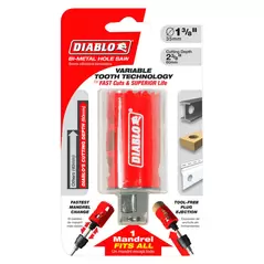 Diablo High-Performance Hole Saw Deliver, 1-3/8" Bi-Metal | DHS1375