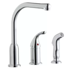 Deck Mount Faucet, Brass W/Remote Handle | LK3001CR