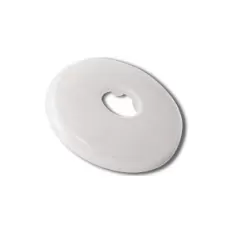 Copper Tubing, (OD) 5/8" White Plastic Escutcheon | 25712