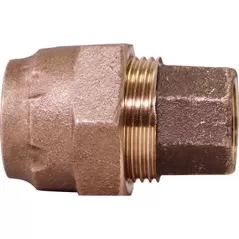 Adapter 1" Lead Free Brass, Ranger Compression x FNPT, Mac-Pac | 5196-004