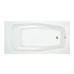 3672 PRO-FIT Drop-In or Alcove Bathtub, Fiberglass Soaker White | 6521