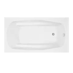3260TFS PRO-FIT Left-Hand Bathtub, Fiberglass Soaker Tub White | 6653 3260TFS