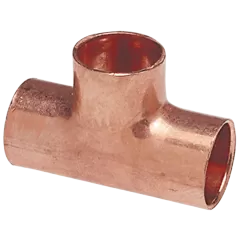Tee, 1-1/4" x 1-1/4" x 3/4" C x C x C Copper | 9100250