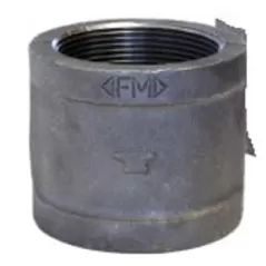 Domestic Coupler, 1/2" Female x Female Ductile Iron Black | 310080205