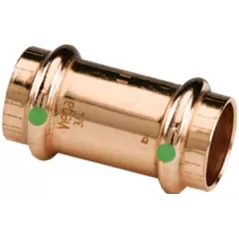 Coupling, 3/4" x 3/4" Press x Press Copper ProPress W/Stop | 78052
