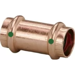 Coupling, 1/2" x 1/2" Press x Press Copper ProPress L/Stop | 78172