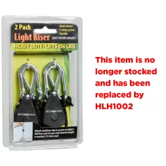 Hydrofarm Heavy Duty Light Riser, pack of 2