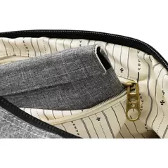 Revelry Supply The Continental Large Duffle, Striped Black