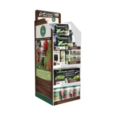 Gaia Green & SunBlaster Free-Standing Displayer, (with product)