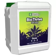 GH General Organics BioThrive Grow 2.5 Gallon (2/Cs)