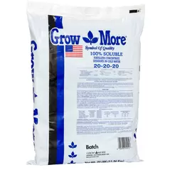 Grow More Water Soluble 20-20-20, 25 lbs