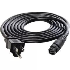 PHOTOBIO V Black Cable Harness, 18AWG, 110-120V, w/5-15P, 8'