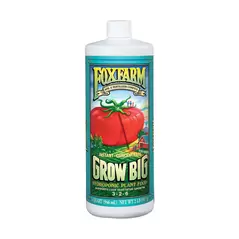 FoxFarm Grow Big Hydro&reg; Liquid Concentate, 1 qt