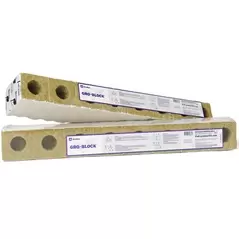 Grodan Gro-Block Improved GR5.6 - Large 3" (3x3x4) w/Hole - Shrinkwrap/Strip - Carton (256/ Carton)