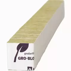 Grodan Gro-Block Improved Mini Block 1.5" - Strip - Carton (2250/ Carton)