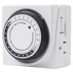 Hort2O 24hr Dual Outlet Mechanical Timer