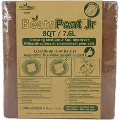 PlantBest 8 Qt/8.8 L Compressed Coconut Coir Growing Mix