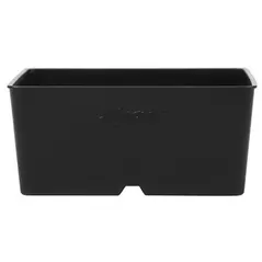 SunPack 5"x5" Heavy Duty Square Pot Black