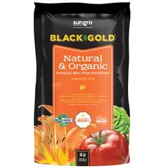 Black Gold Natural & Organic Potting Soil 16qt (120/PL)