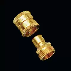 Dramm 740C Brass Quick Connect M/F Full Flow 25/CS