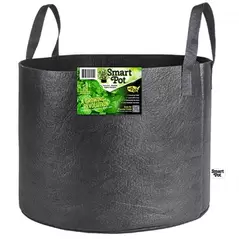 Smart Pot 15gal Black w/ Handles Bulk Box