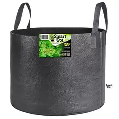 Smart Pot 25gal Black w/ Handles Bulk Box