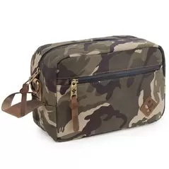 Revelry Stowaway Toiletry Kit Camo Brown