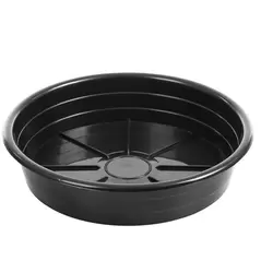 SunPack 6" Premium Saucer Black