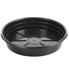 SunPack 8" Premium Saucer Black