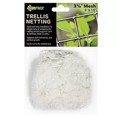 SunPack 5'x15' Woven Trellis Netting 3.5" Mesh