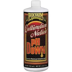 FoxFarm Quart Cultivation Nation pH Down