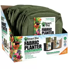 Smart Pot 7gal Salad & Herb Planter w/Handles Green w/Display Box
