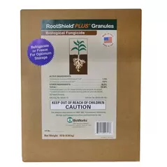 BioWorks RootShield Plus G 10Lb OMRI (Direct) ( Trichoderma harzianum strain T-22, Trichoderma virens strain G-41 ) 50 bag minimum buy