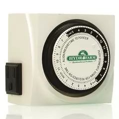 HDF Dual Outlet Timer 15amp 24 Hour