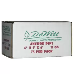 Dewitt 75pc 6"x1"x6" 11 Gauge Anchor Pin Box
