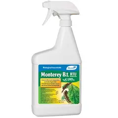 Monterey 32oz B.t. Bacillus thuringiensis Biological Insecticide RTU BT