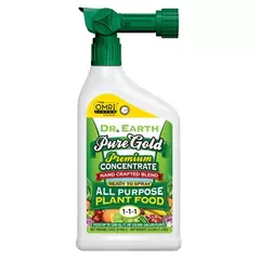 Dr Earth 32oz Pure Gold All Purpose Liquid Fertilizer RTS