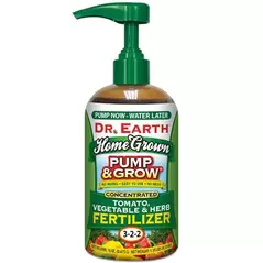 Dr Earth 16oz Pump & Grow Home Grown Tomato/Vegetable/ Herb Fertilizer