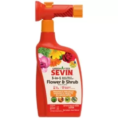 GardenTech 32oz Sevin 3-in-1 Flower & Shrub Lambda-Cyhalothrin Ready to Spray