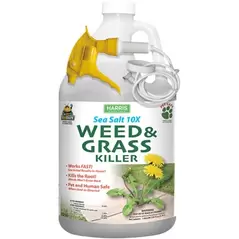 Harris 128oz Sea Salt Weed & Grass Killer